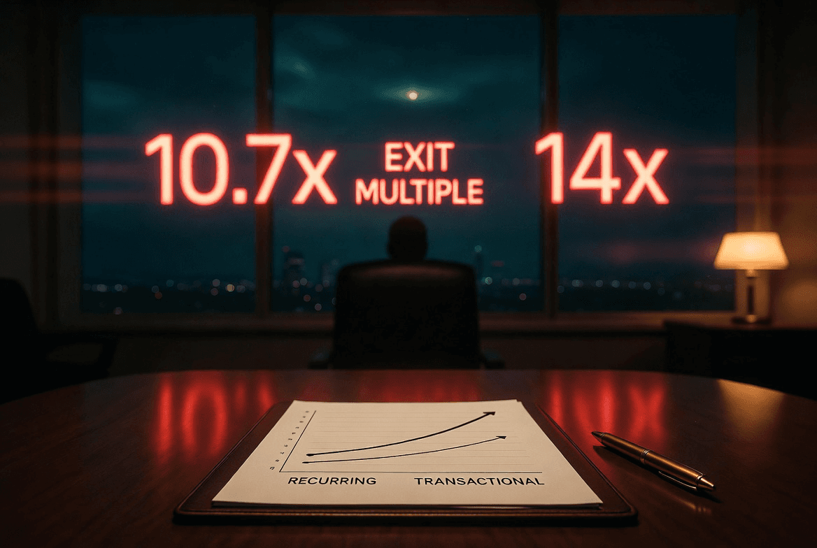 The $80M Question: How Amazon Subscription Revenue Compounds Into Enterprise Value at Exit