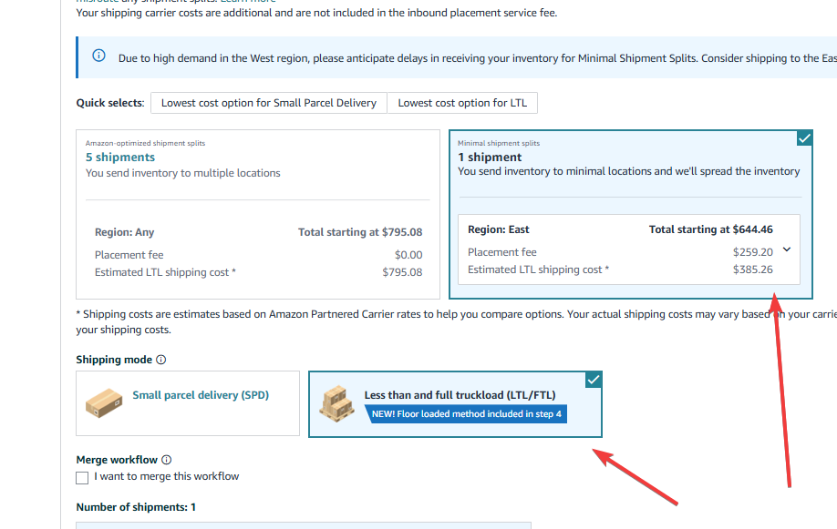 Amazon LTL — Bad choice!